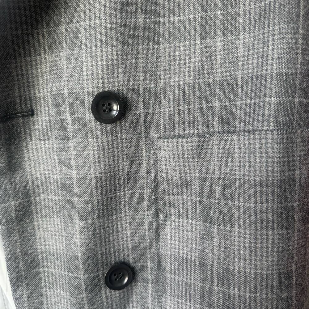 McGuire Gray Plaid Blazer - Picture 3 of 5
